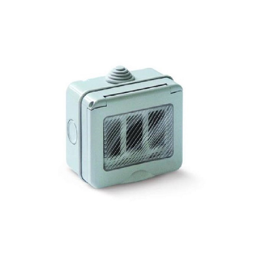 CONTENITORE DA PARETE 3 POSTI IP55 EASY ELETTROCANALI
