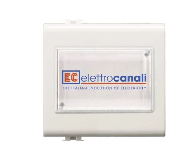 PULSANTE PORTANOME EASY 1P/NO 250V ELETTROCANALI