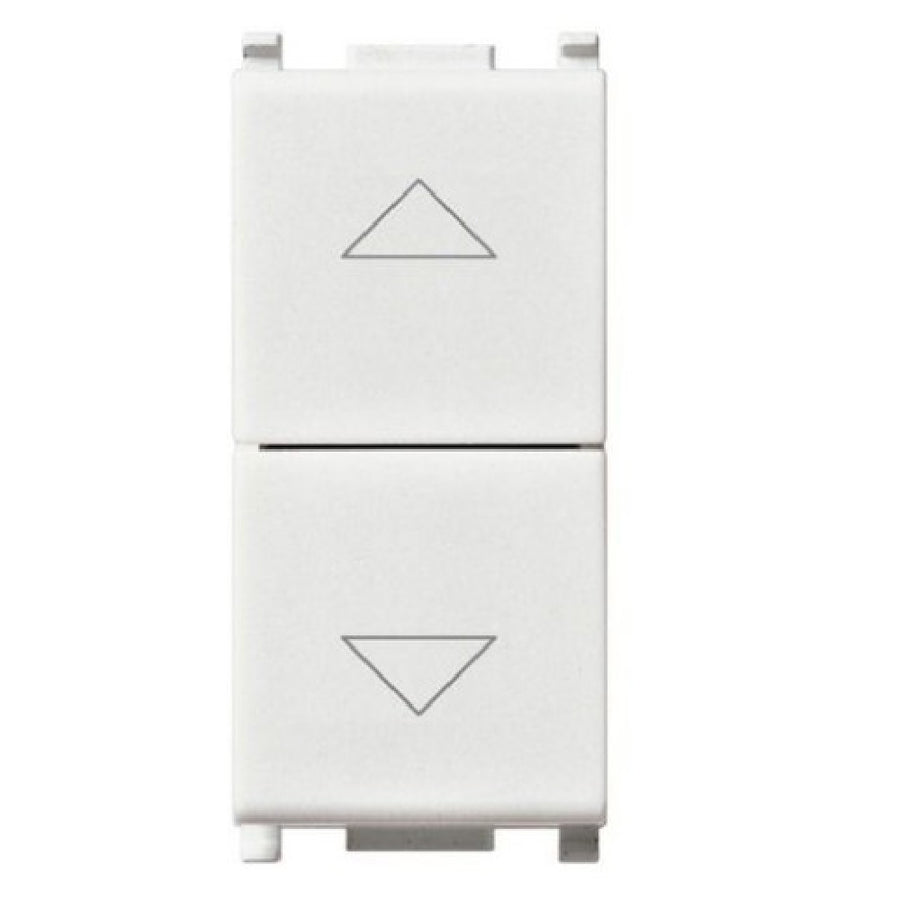 DOPPIO PULSANTE INTERBLOCCATO 10A 250V ELETTROCANALI SERIE EASY