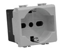 PRESA ITALIANA/TEDESCA 230V 16A ELETTROCANALI SERIE EASY