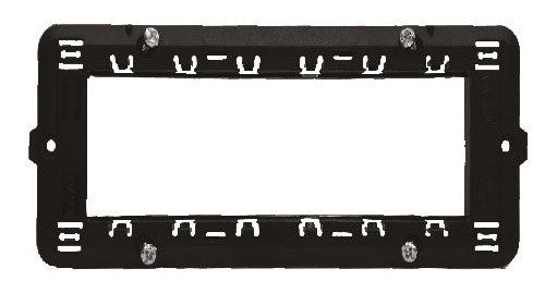 SUPPORTO 4 POSTI CON VITI ELETTROCANALI SERIE EASY