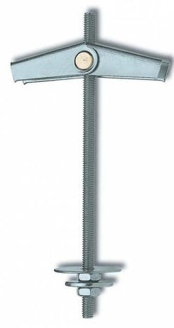 TASSELLO AD ANCORA SIMMETRICA CON ASTA FILETTATA E DADI M4 ALLFIX ASL/DD Ø12 mm