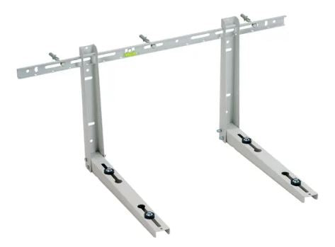 STAFFA PER CLIMATIZZATORE CONDIZIONATORE IN LAMIERA ZINCATA AGGANCIO RAPIDO 420X390X750 MM - PORTATA 80KG