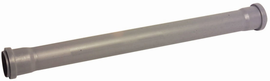 TUBO STRATIFICATO CON 2 BICCHIERI DIAMETRO 40 mm LUNGHEZZA 1 METRO IN POLIPROPILENE COLORE GRIGIO BAMPI SISTEMA BAMPLAST