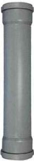 TUBO STRATIFICATO CON 2 BICCHIERI DIAMETRO 40 mm LUNGHEZZA 3 METRI IN POLIPROPILENE COLORE GRIGIO BAMPI SISTEMA BAMPLAST