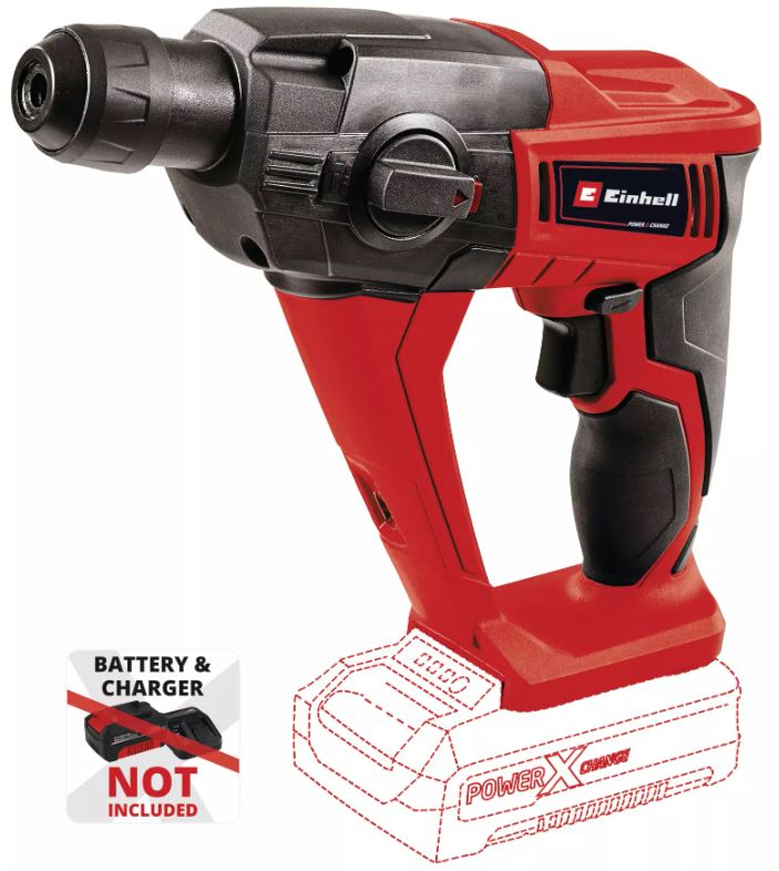 MARTELLO TASSELL BATTERIA TE-HD 18LI KIT EINHELL VOLT 18 X-CHANGE SOLO CORPO MACCHINA