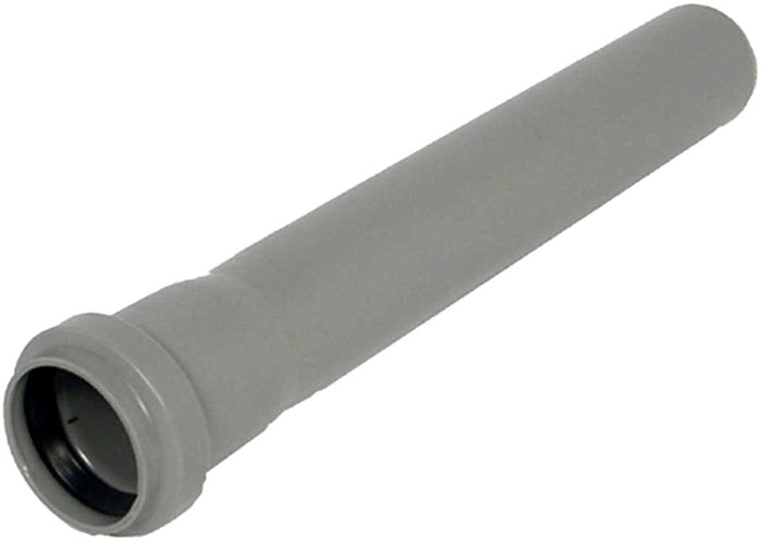 TUBO STRATIFICATO CON 1 BICCHIERE DIAMETRO 32 mm LUNGHEZZA 1,5 METRI IN POLIPROPILENE COLORE GRIGIO BAMPI SISTEMA BAMPLAST