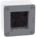 SCATOLA IP40 2 MODULI GRIGIO