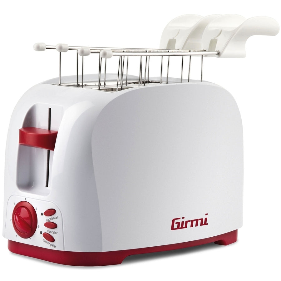 TOSTAPANE GIRMI TP10 BIANCO 750W CON 7 LIVELLI DI COTTURA