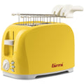 TOSTAPANE GIRMI TP11 GIALLO 800W CON TIMER E 6 LIVELLI DI COTTURA
