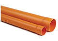 TUBO RIGIDO AD INCOLLAGGIO IN PVC ARANCIO
