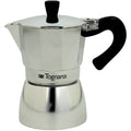CAFFETTIERA IN ALLUMINIO CON MANICO ANTISCOTTATURA 2 TAZZE