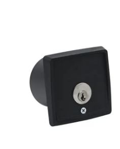 SELETTORE A CHIAVE IN ABS NERO VDS INCASSO