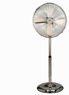 VENTILATORE PIANTANA INOX 40CM 50 WATT DCG