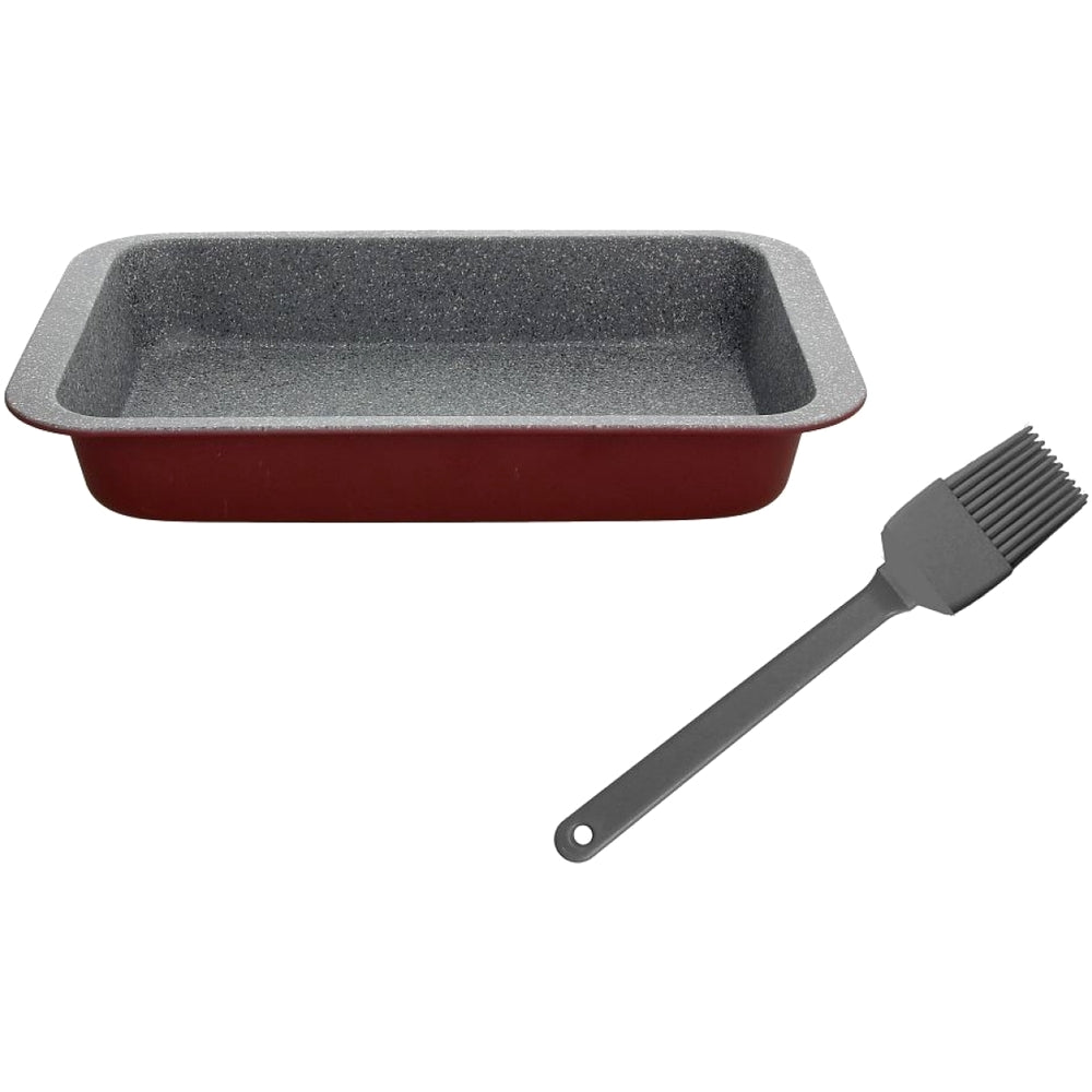 SET STAMPO PLUMCAKE 23×13 cm + PENNELLO SILICONE TOGNANA LINEA SWEET CHERRY
