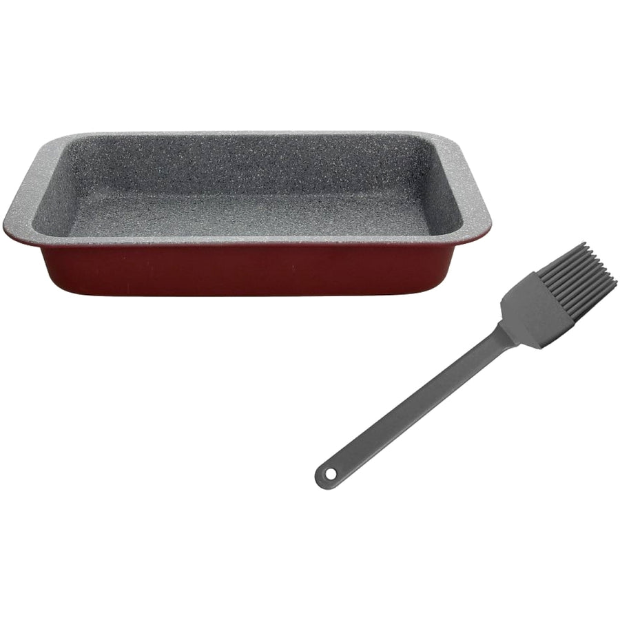 SET STAMPO PLUMCAKE 23×13 cm + PENNELLO SILICONE TOGNANA LINEA SWEET CHERRY