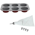 SET MUFFIN 6 STAMPI + SACCO E UGELLI TOGNANA LINEA SWEET CHERRY