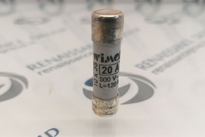 FUSIBILE CILINDRICO INDUSTRIALE CF gG 10,3×38 20A
