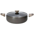 TEGAME 2 MANICI CON COPERCHIO IN VETRO TOGNANA LINEA ECO Ø 26 cm - 3,9 lt.