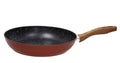 PADELLA NR. 1 MANICO CM 20 RUSTIC STONE ALLUMINIO ROSSO