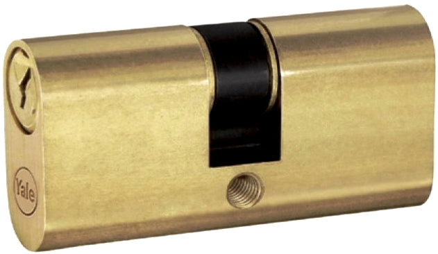CILINDRO OVALE 80 mm (27+53) mm RIFINITO IN OTTONE